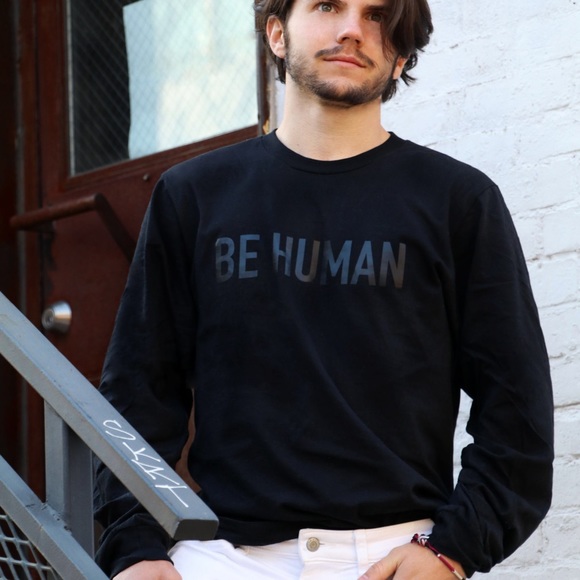 ART OF BEING// BE HUMAN 70S TEE - Picture 3 of 3